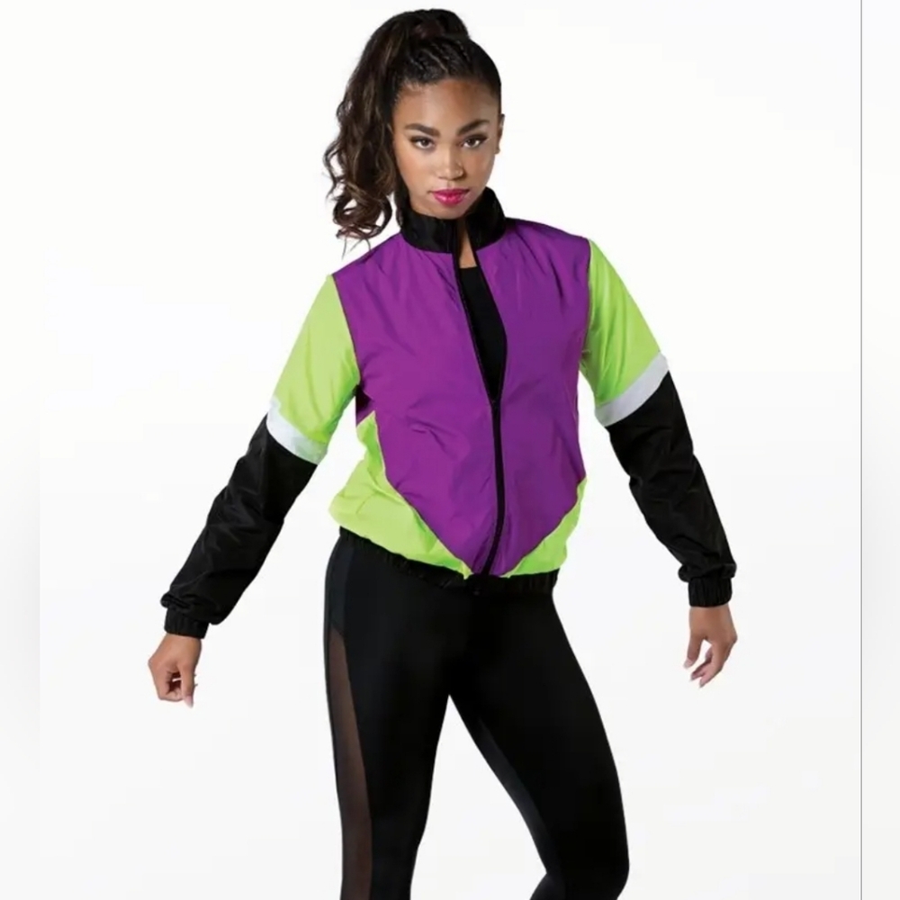 Balera Performance Colorblocked Windbreaker AH13146 Size Adult Small